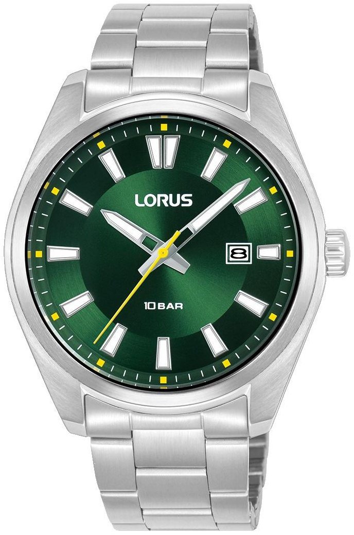 Zegarek Lorus RH921SX9 męski zielony 40 mm .