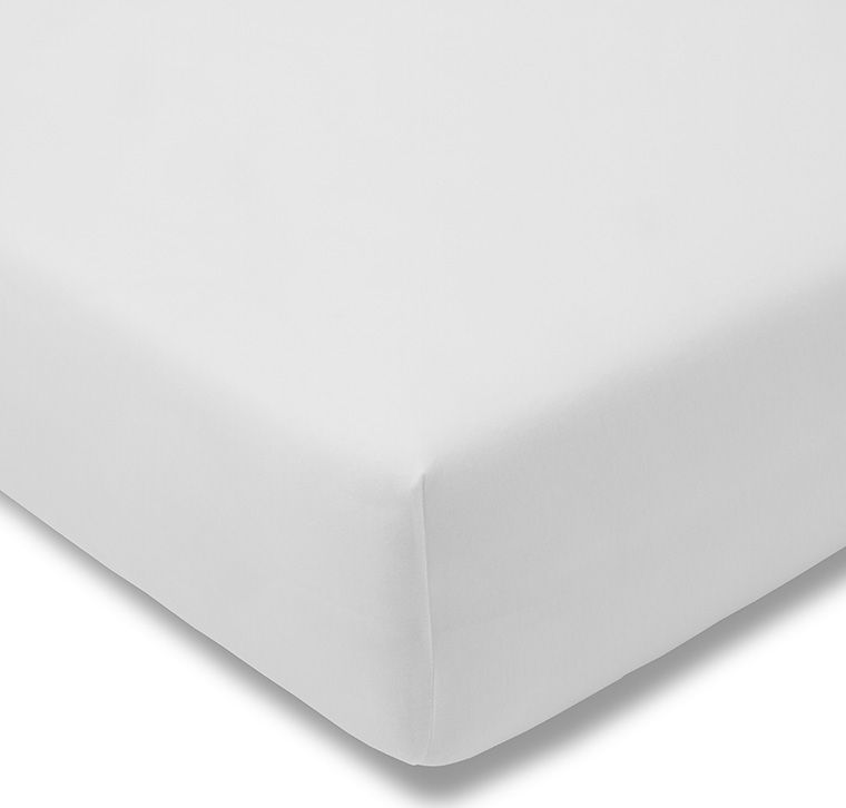Estella Prześcieradło z gumką welur 100x200 cm WEISS