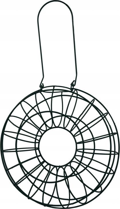 Garden&Fun Karmnik, Ring na kule tłuszczowe dla ptaków, metalowy, 24x8x24cm