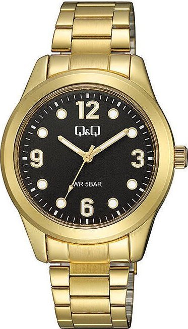 Zegarek Q&Q Zegarek Q35B-003P Damski Klasyczny Złoty 30M