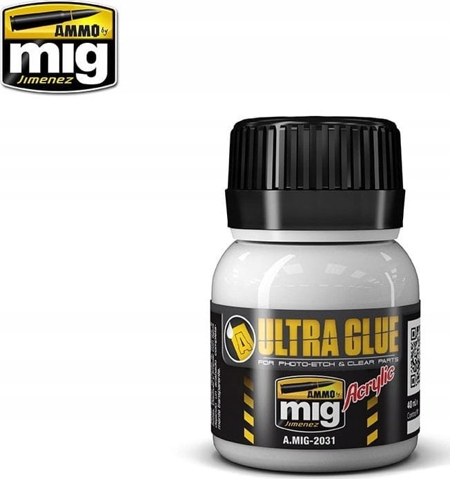 Vallejo Ammo: Ultra Glue for Photo-etch & Clear Parts - Acrylic Waterbase Glue (40 ml)