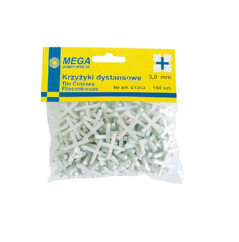Mega Krzyżyki dystansowe 8mm 50szt. (61368)