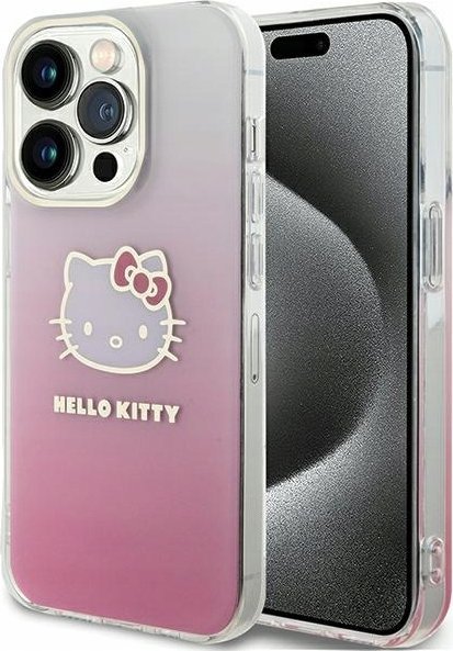 Sourcing Hello Kitty HKHCP13XHDGKEP iPhone 13 Pro Max 6.7" pink/pink hardcase IML Gradient Electrop Kitty Head