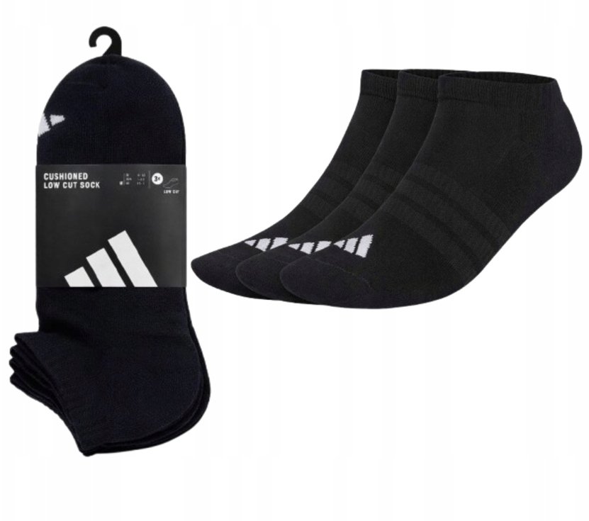 Adidas Skarpety adidas Cushioned Essentials Low Cut 3 pary KD6720