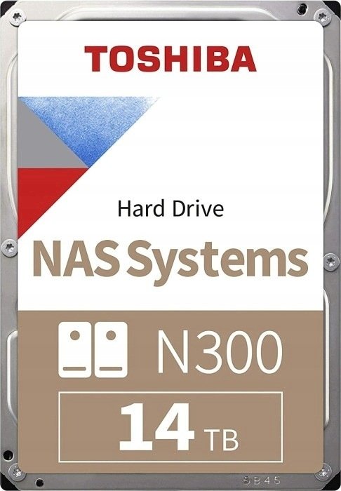 Dysk Toshiba N300 NAS Hard Drive 14TB 1024MB 3.5inch 7200RPM (MN11ACA14TS)