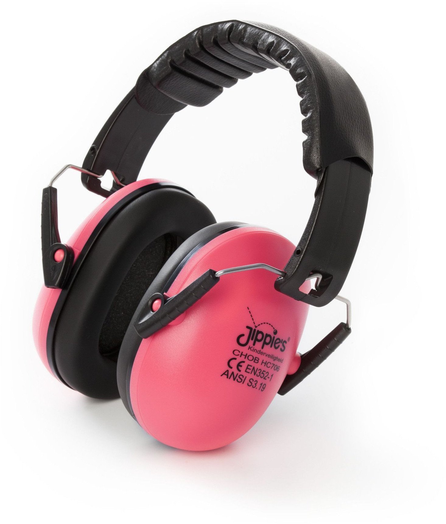 Jippie`s Jippies noise-canceling headphones for kids pink 858412