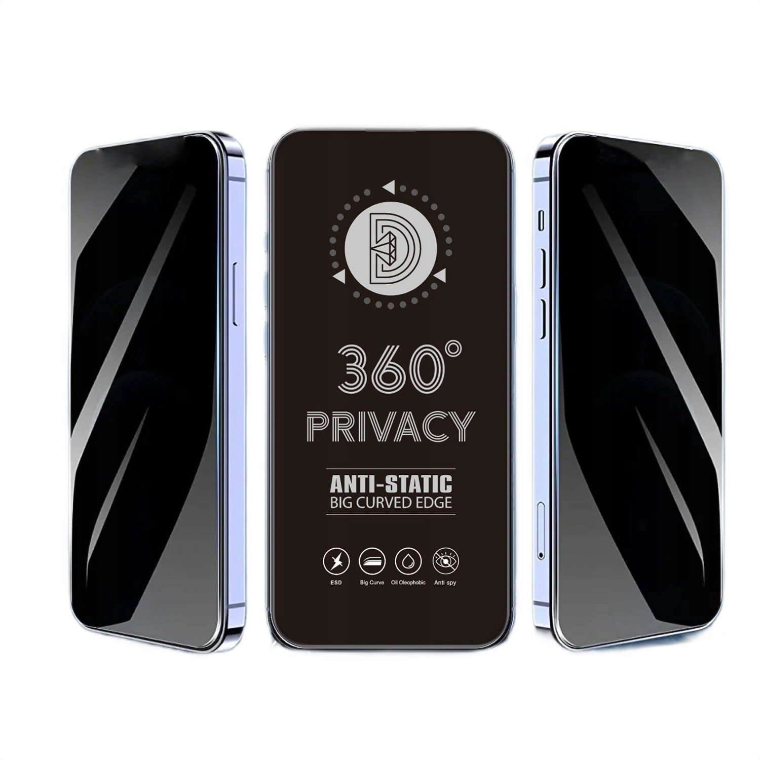 Szkło hartowane Privacy 360 do iPhone 17 Air