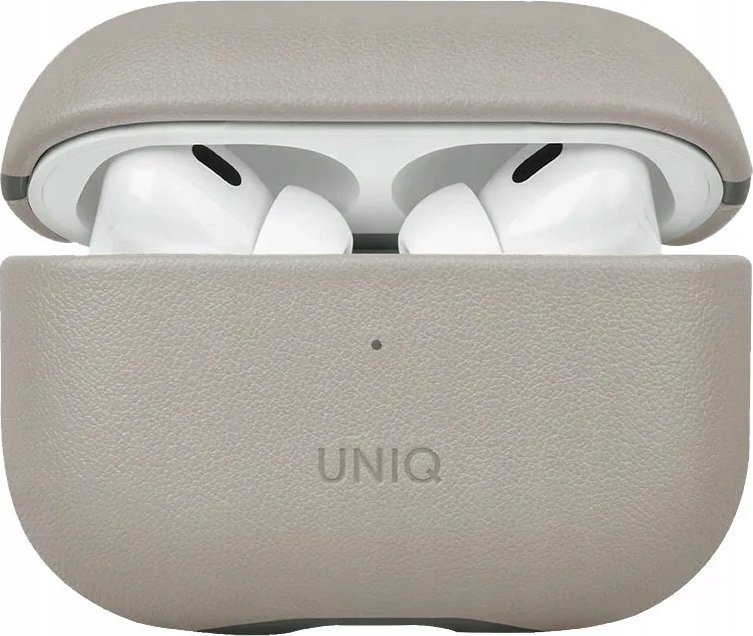 UNIQ Lyden DS - etui ze sztucznej skóry do AirPods Pro 2 beżowe/zielone - Gwarancja bezpieczeństwa. Proste raty. Bezpłatna wysyłka od 170 zł.