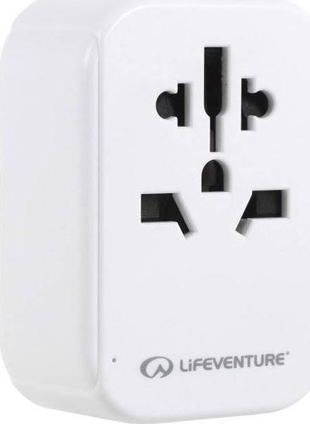 Lifeventure Adapter podróżny z USB i USB-C LIFEVENTURE WORLD TO AUS/CHINA TRAVEL ADAPTOR Uniwersalny