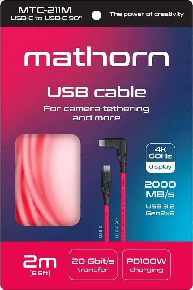 Kabel USB C2G USB-C - USB-C 2 m Czerwony (MTC-211M)