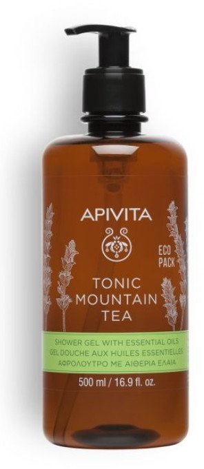 Natura Siberica APIVITA_Tonic Mountain Tea Shower Gel with Essential Oils Eco* Pack tonizujący żel pod prysznic z Górską Herbatą i olejkami eterycznym
