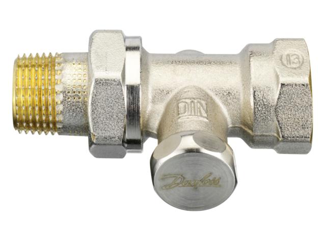 Danfoss Zawór grzejnikowy prosty 1/2" RLV-S 15 odcinający (003L0124)
