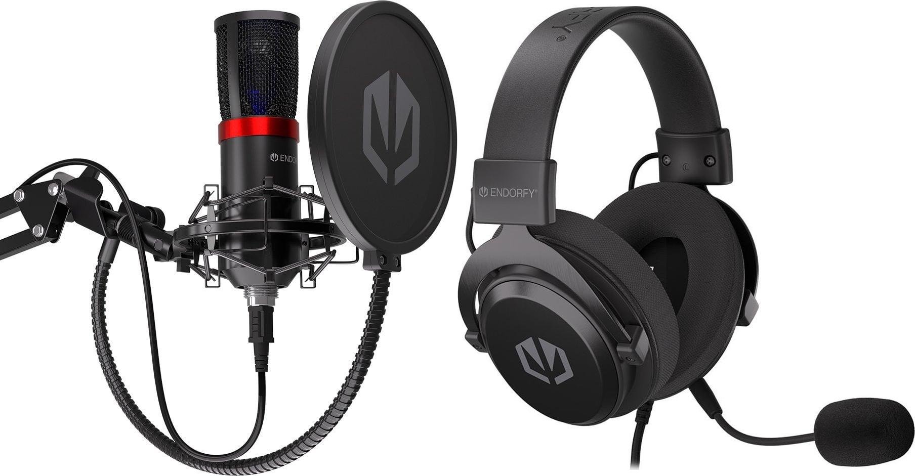 Mikrofon Endorfy Mikrofon Endorfy Solum Streaming (EY1B004) + Słuchawki Viro Infra