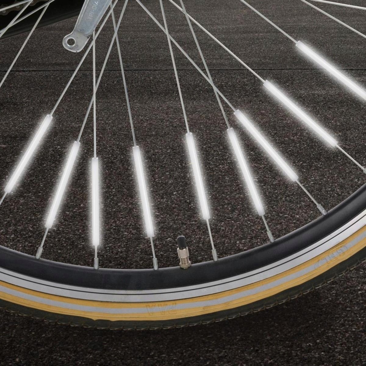 Dunlop ODBLASKI NA SZPRYCHY RURKI ODBLASKOWE ROWEROWE 18SZT DUNLOP