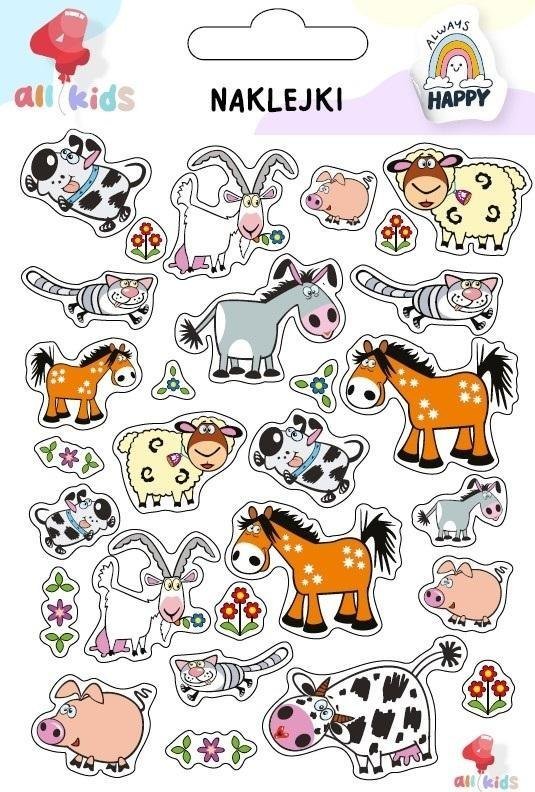 Naklejki dla dzieci Zwierzęta 2