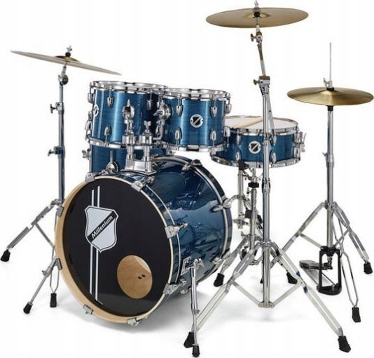 Zestaw Perkusyjny Millenium MX422 Standard Set BL Wszechstronny Niebieski
