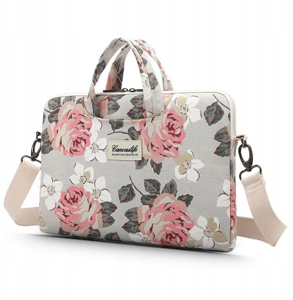 Torba CANVASLIFE Torba na Laptopa 15-16" Briefcase White Rose