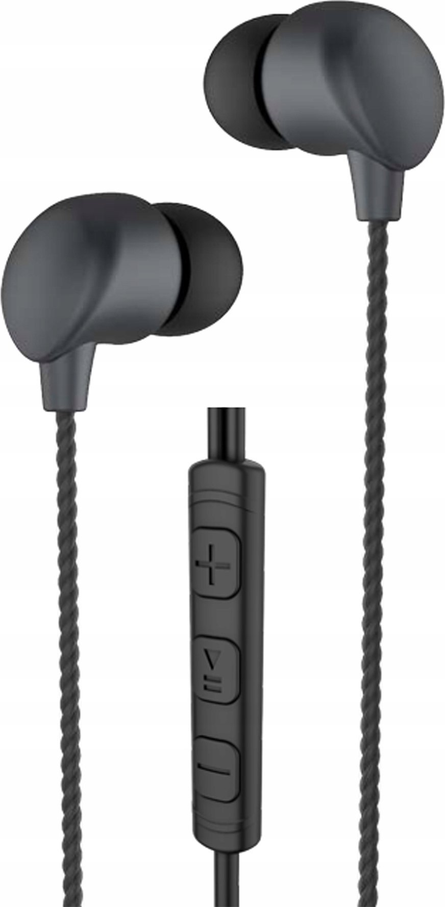 Słuchawki Audeeo Słuchawki Metallic Wired Earphones 2 (czarne)
