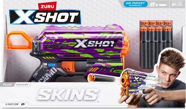 Zuru Wyrzutnia SKINS FLUX (8 Strzałek) Crucifer