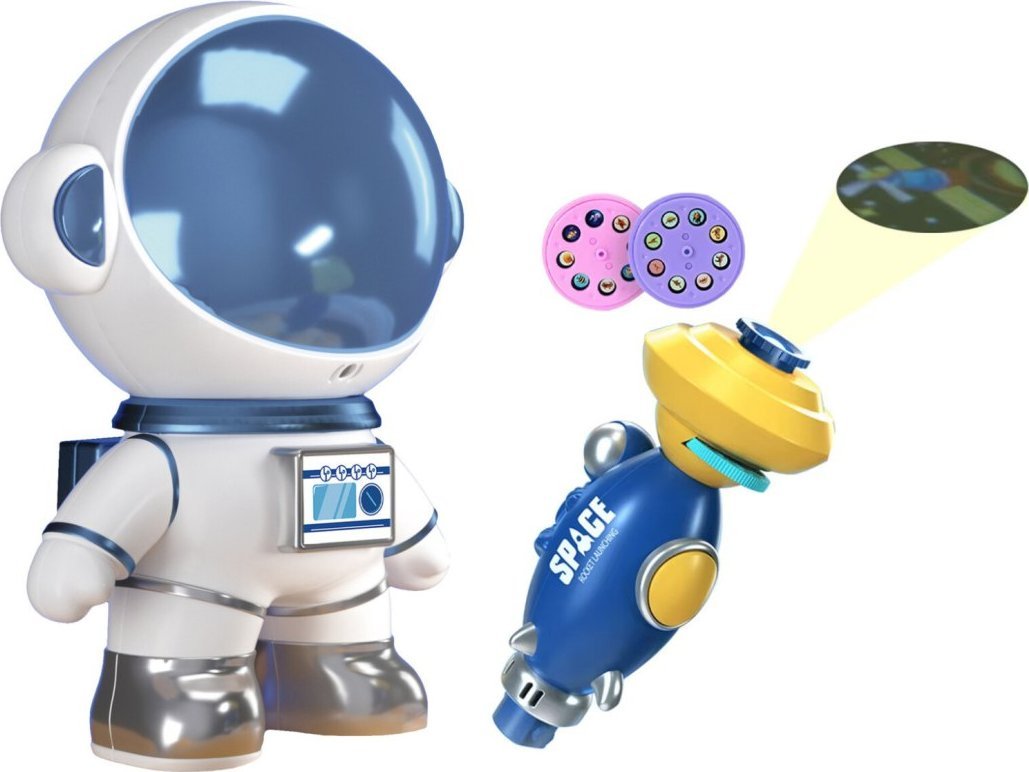 ASTRONAUTA Z PROJEKTOREM NA PILOTA 1SZT