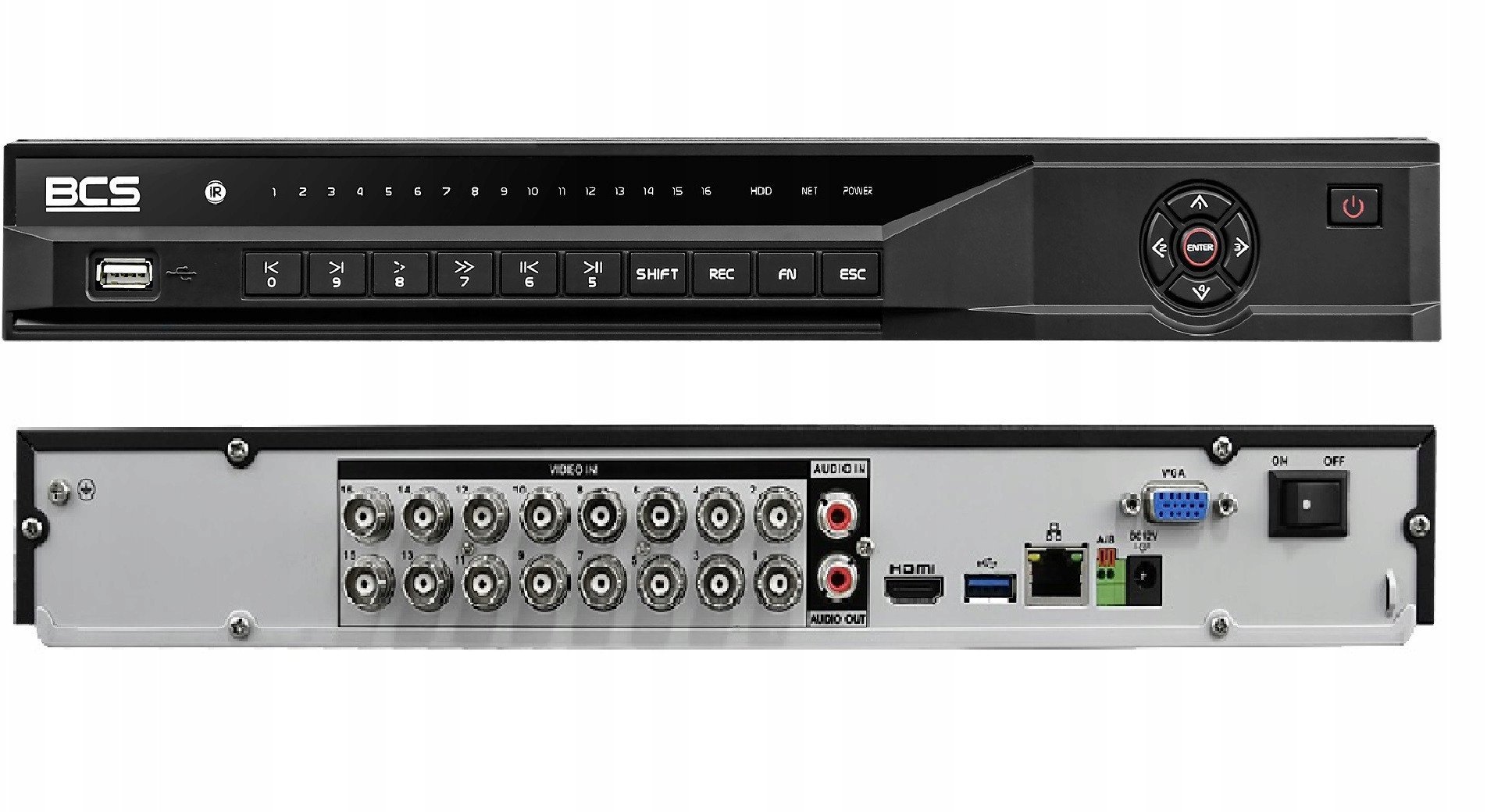 BCS-L-XVR1604-4KE-IV Rejestrator BCS 16 kanałowy 5w1