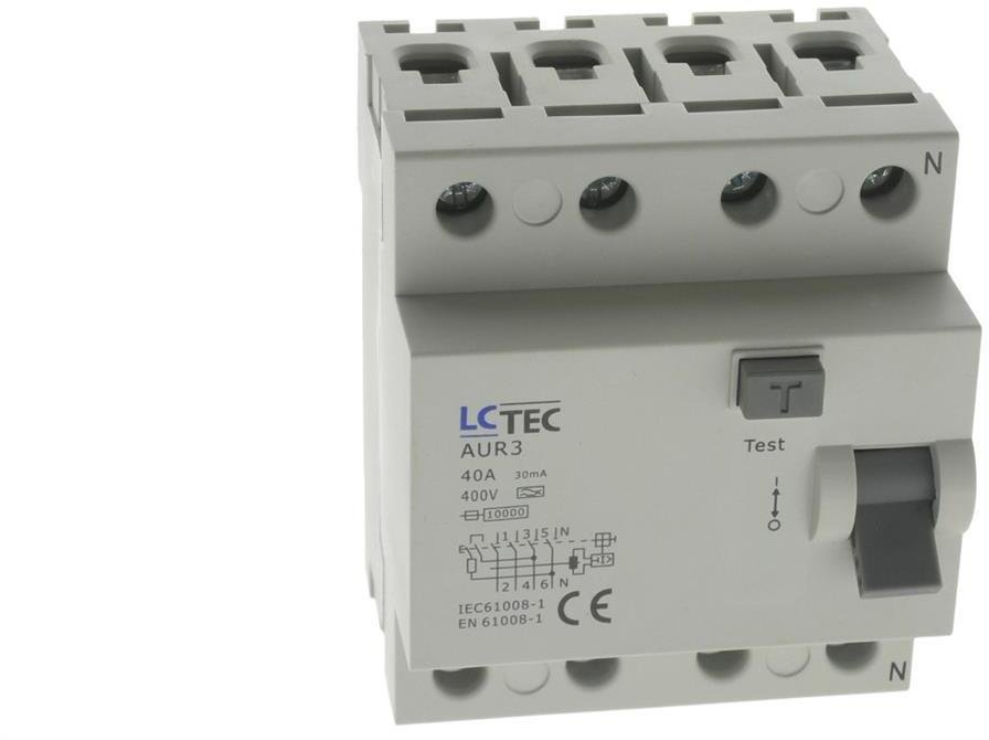 Wyłącznik różnicowoprądowy 4P 40A 30mA A 10kA
