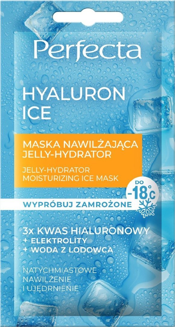 Perfecta hyaluron ice maska nawilżająca jelly-hydrator 8ml