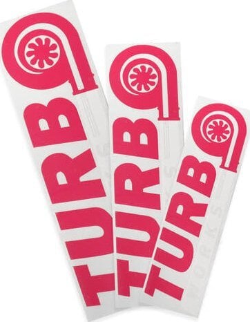 TurboWorks Naklejka TurboWorks Fioletowo-Biała 15cm