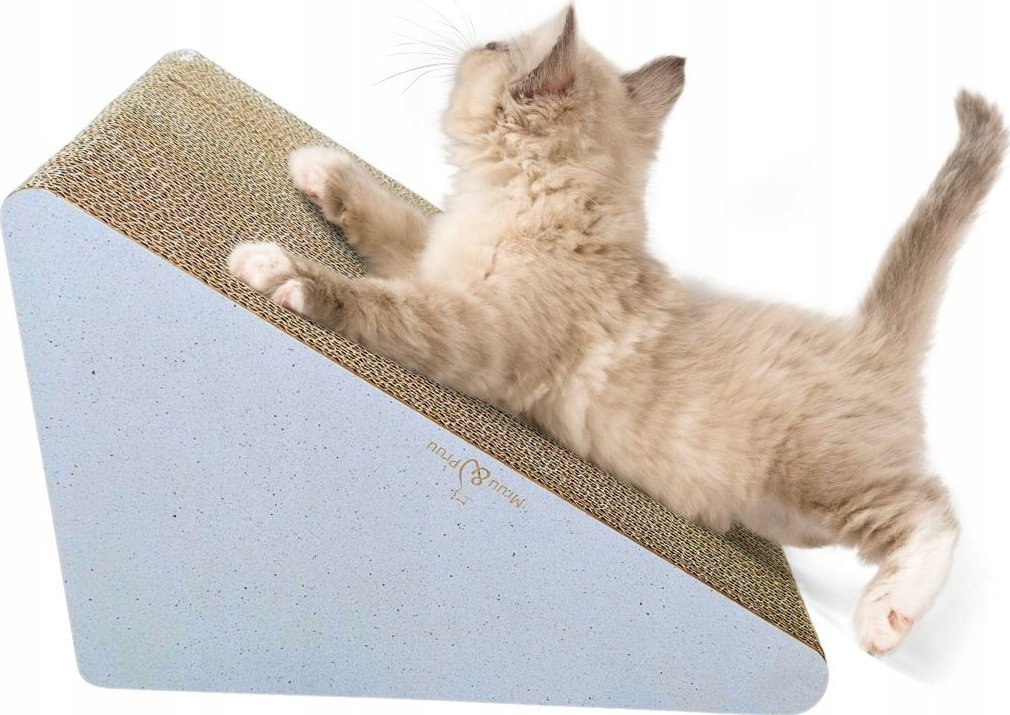 Mruu&Pruu DRAPAK DLA KOTA Biały TRÓJKĄT 46 x 39 x 27 x 30 cm