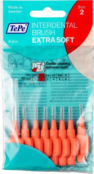 TePe Extra Soft 0,5 mm Szczoteczka do przestrzeni międzyzębowych 8szt