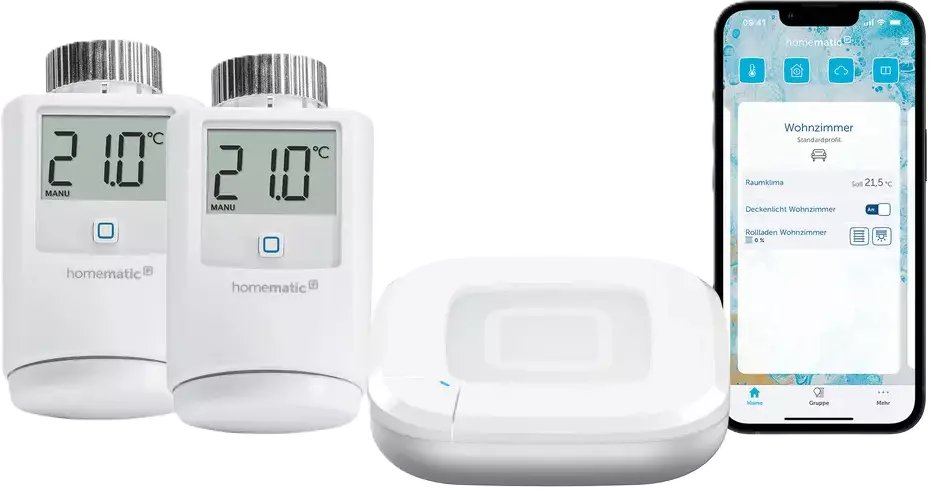 Homematic IP Starter Bundle Heizen für 2 Heizkörper