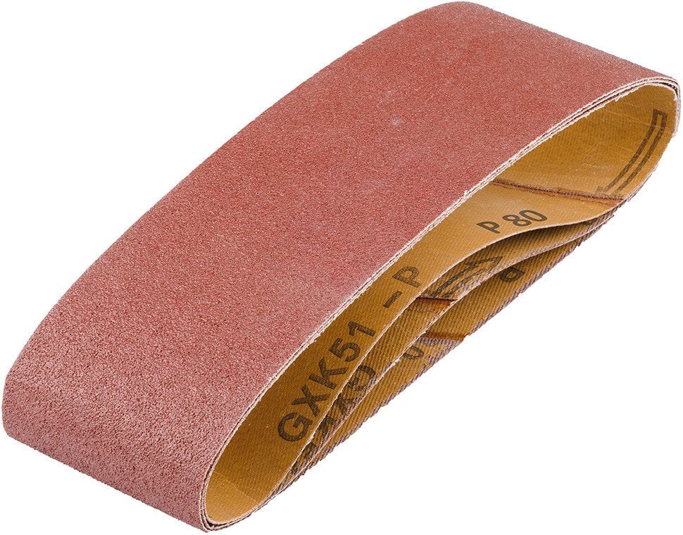 Pasy bezkońcowe 75 x 533 mm, P80, 3 szt.