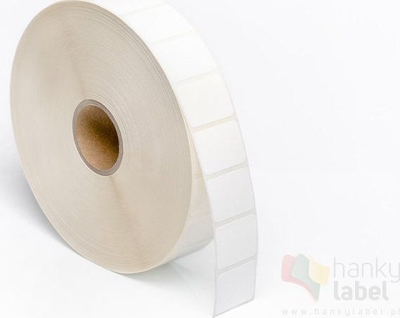 HankyLabel Etykiety foliowe - 40x20 mm / 2000 szt. naklejki samoprzylepne do drukarki