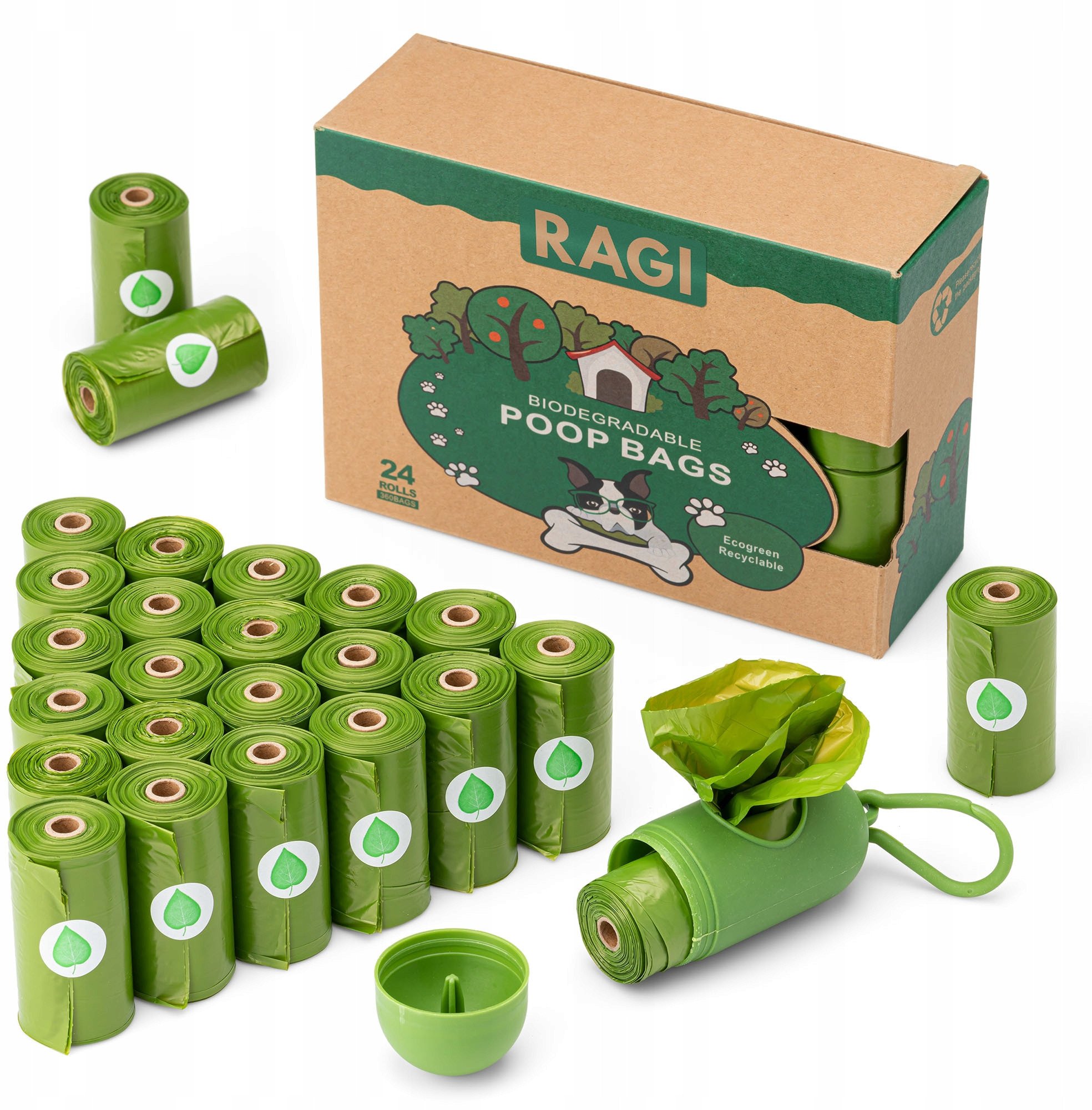 Dogs Collection WORECZKI Na Psie Odchody Worki na Kupy BIO* 360 sztuk