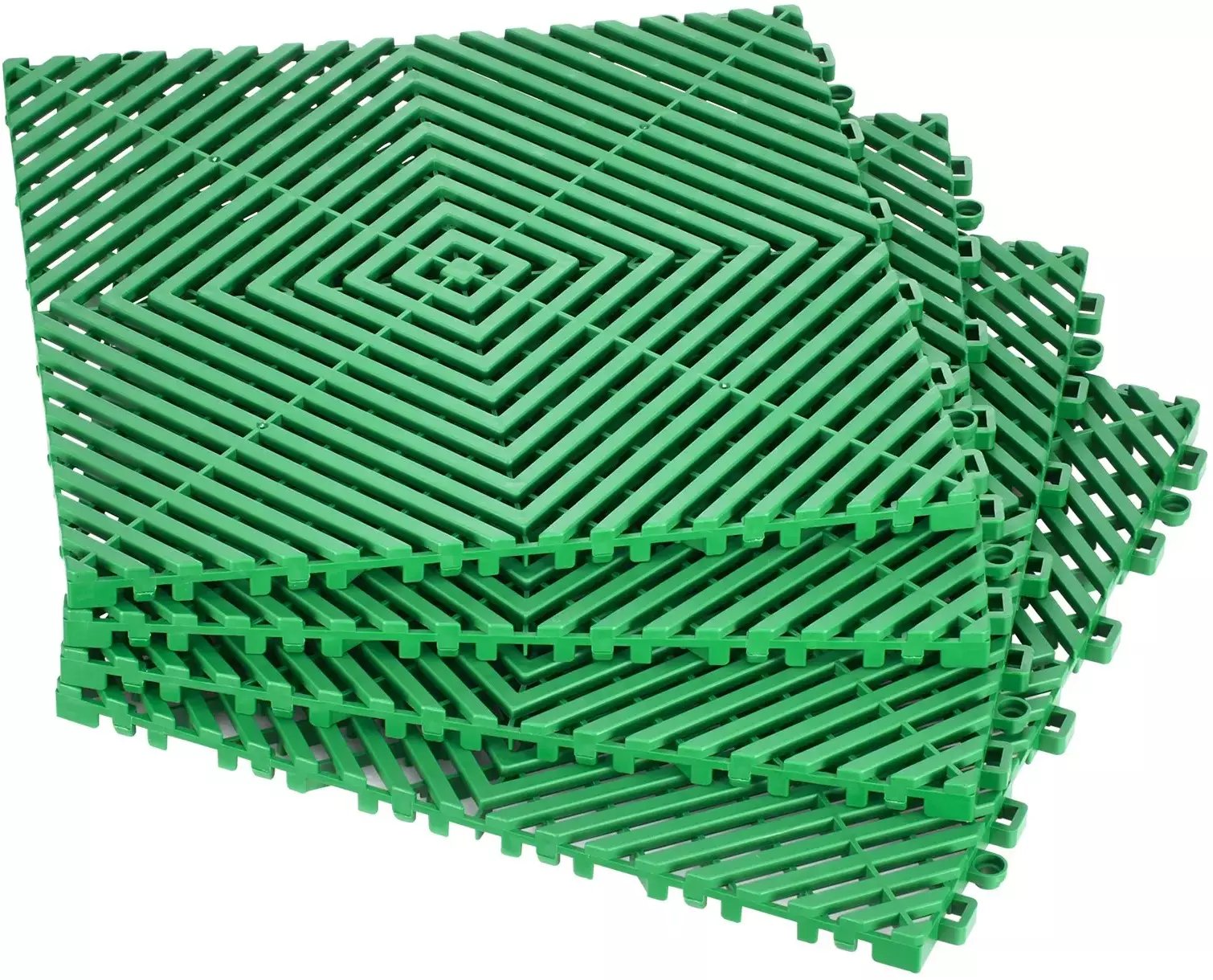 Vevor Mata drenażowa modułowa 31x31cm antypoślizgowa PP 50szt garaż ogród zielona