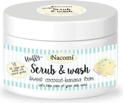 Nacomi Pianka peelingująco-myjąca - Kokos-banan 180ml