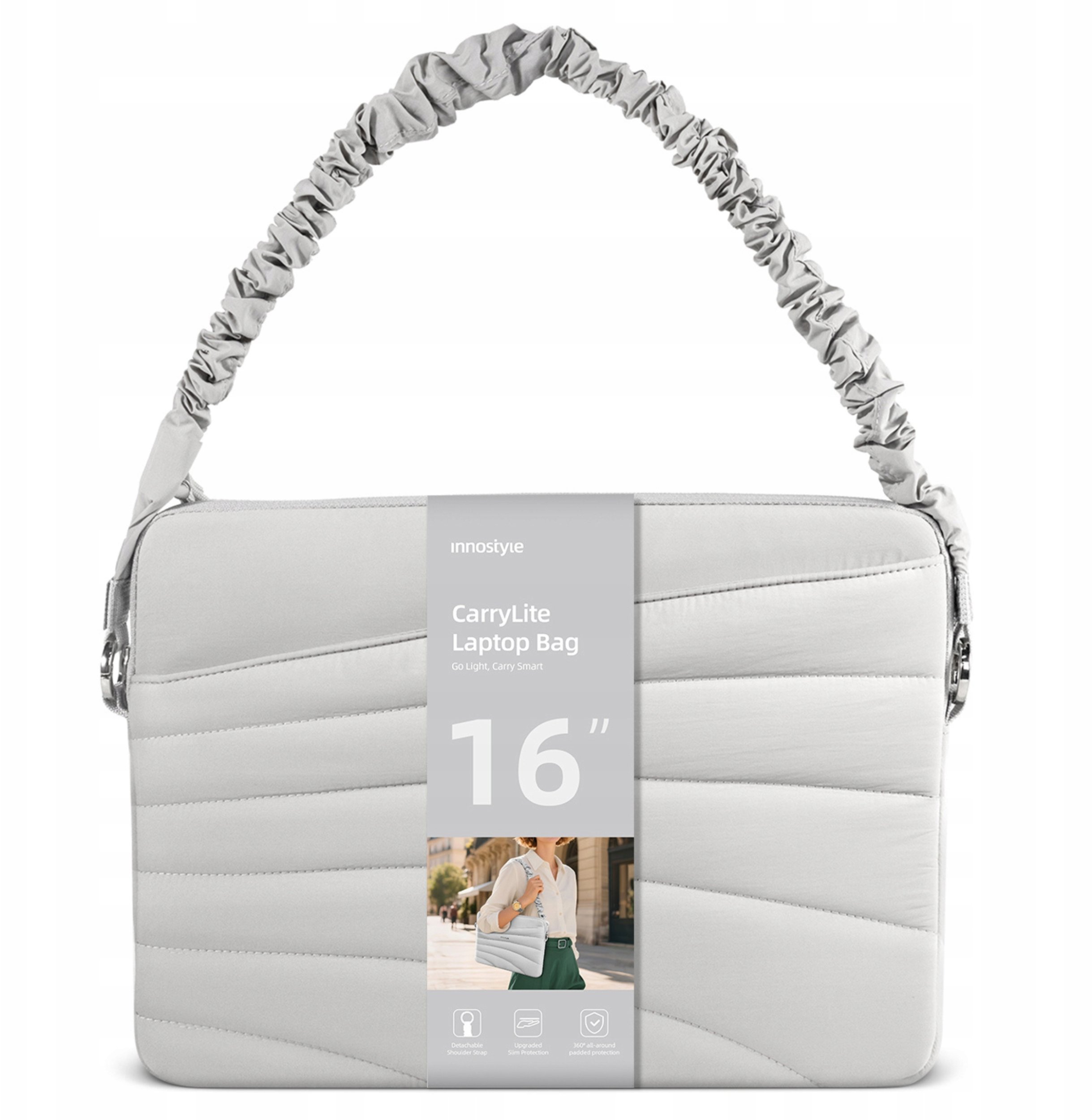 Torba Innostyle Na laptopa 15 6 16 wodoodporna Carrylite Elastic Strap