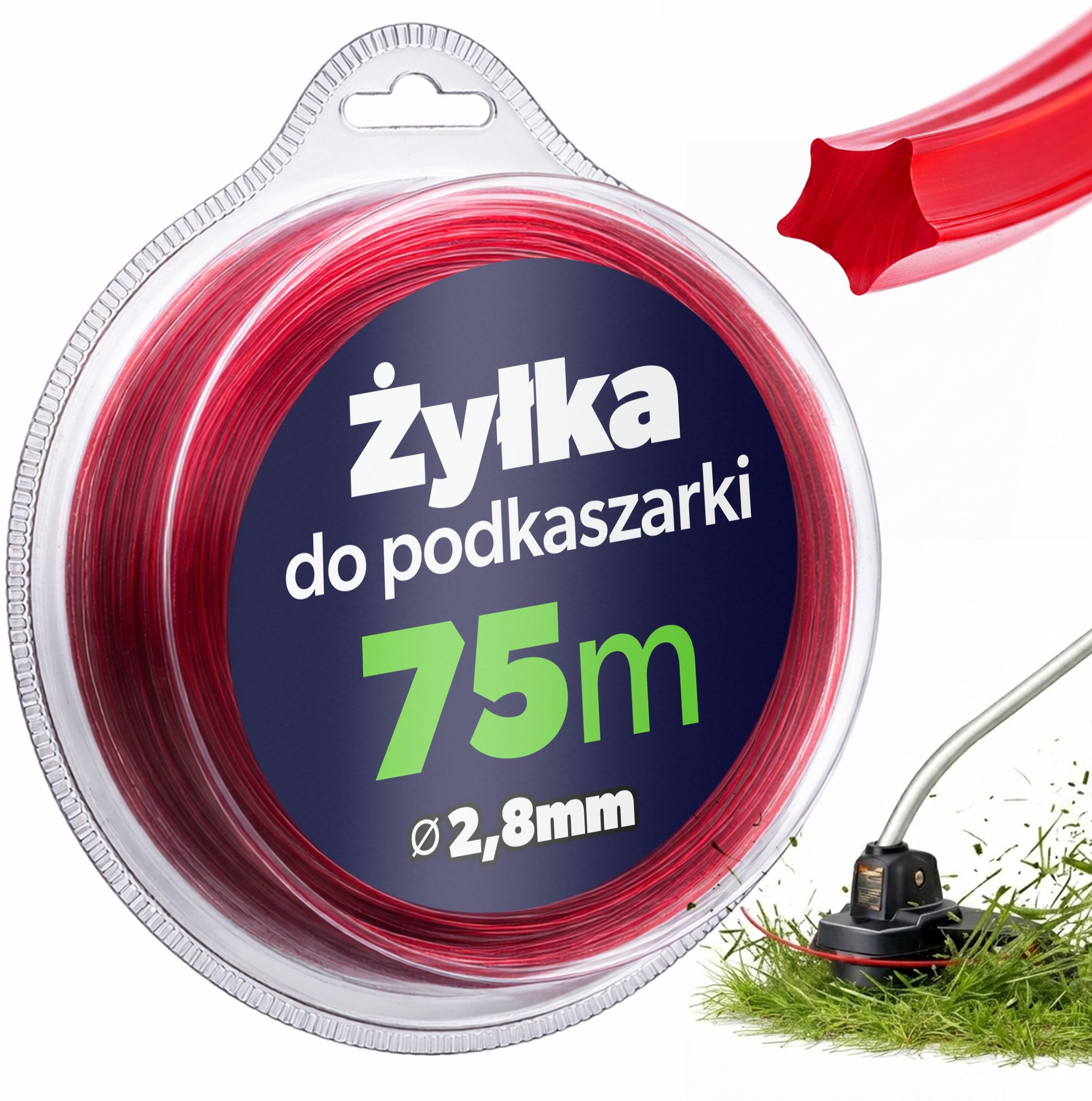 Galicja KADAX Żyłka do podkaszarki 75m x 2.8mm star P20387