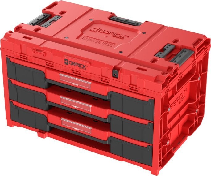 PATROL Qbrick System One Drawer 3 Toolbox 2.0 Red Ultra HD Custom (SKRQONED3CZEPG011)