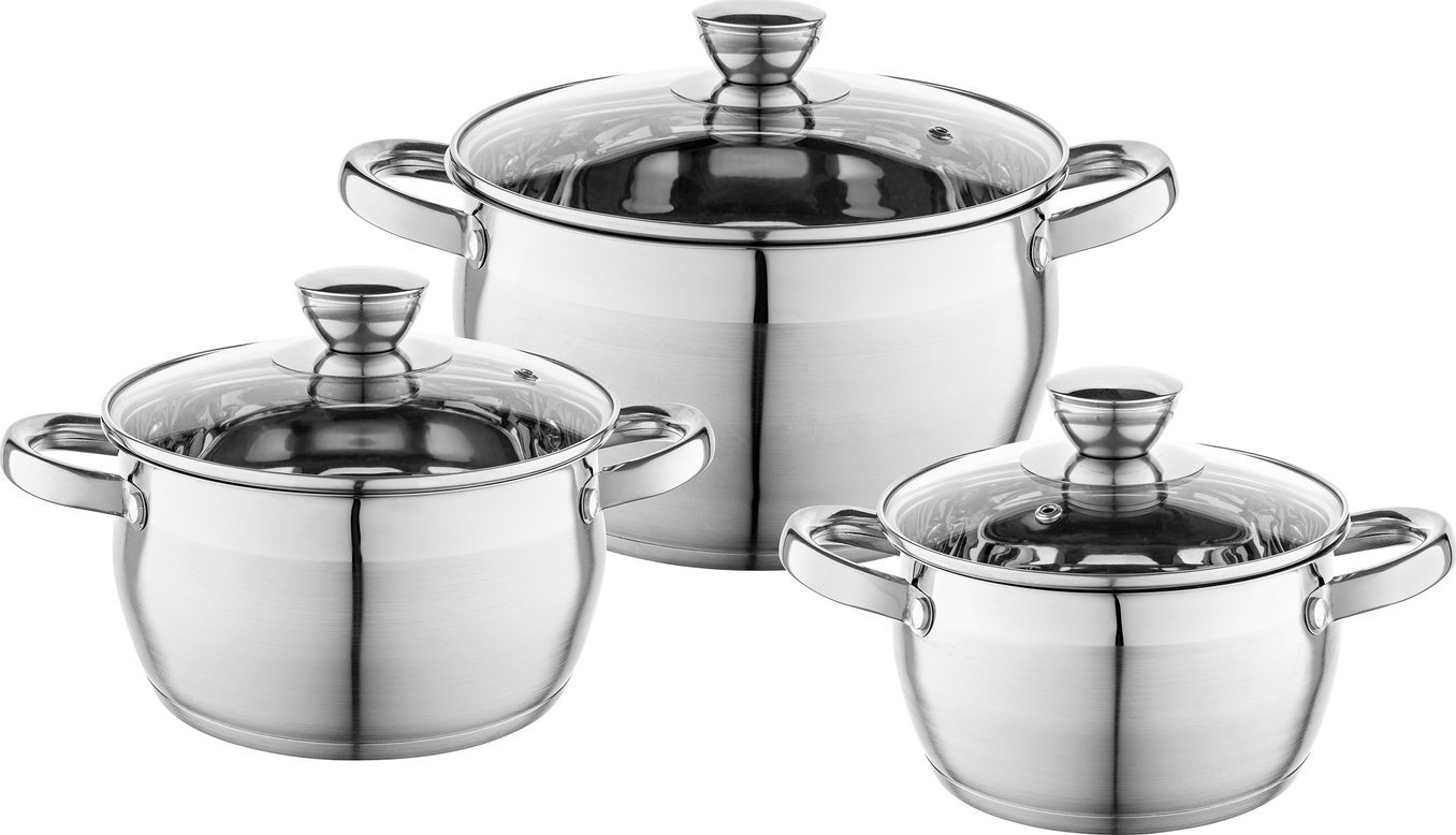 Florina Komplet garnków nierdzewnych Oliver by Mateusz Gessler 6 elementów