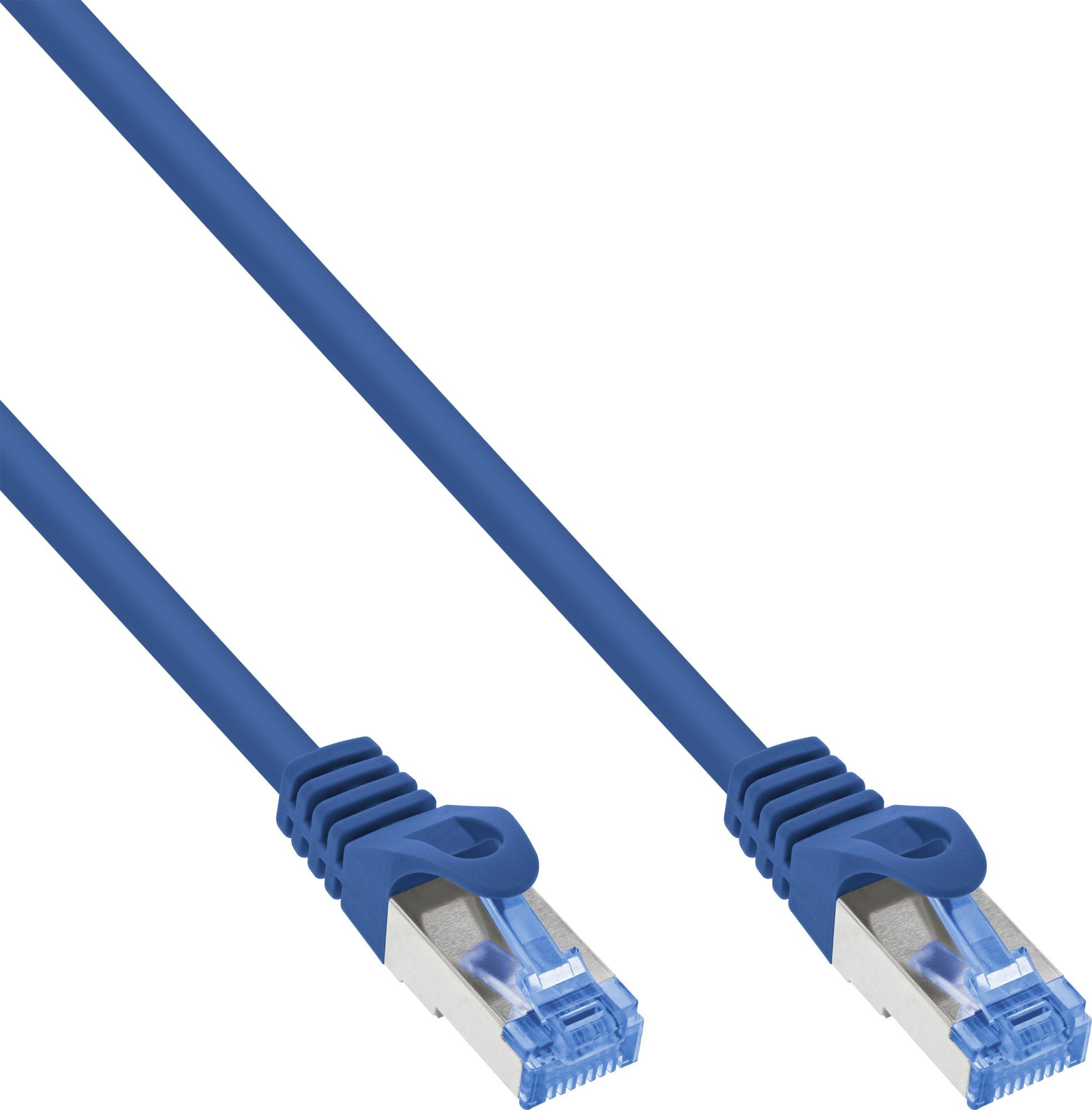EFB InLine® kabel połączeniowy, Cat.6A, S/FTP, TPE (LSZH), CCA, niebieski, 5m
