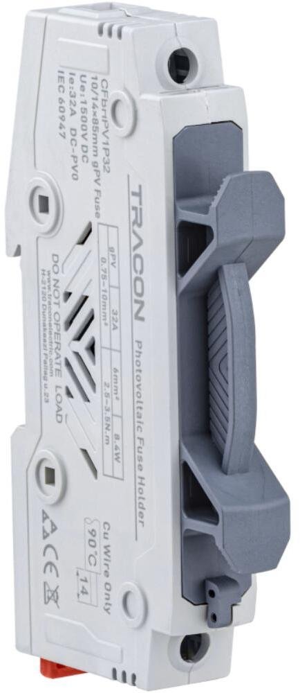 Agam Rozłącznik do bezpieczników cylindrycznych 32A 1P 10x85 1500V Tracon
