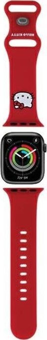 Hello Kitty Silicone Kitty Head - Pasek do Apple Watch 38/40/41 mm (czerwony)