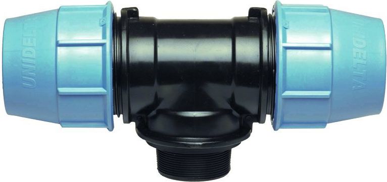 Unidelta Trójnik redukcyjny PE GZ PE 40mm x 5/4" x 40mm (603540)