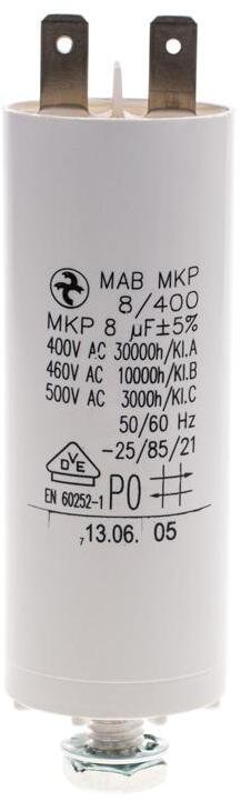 Agam Kondensator 8 Uf 1-564