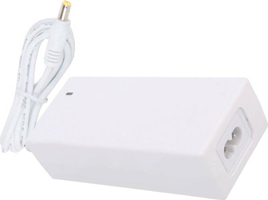 12V/2.00A/24W, desktop, gniazdo AC: IEC C8. wtyk DC 2.1x5.5mm prosty