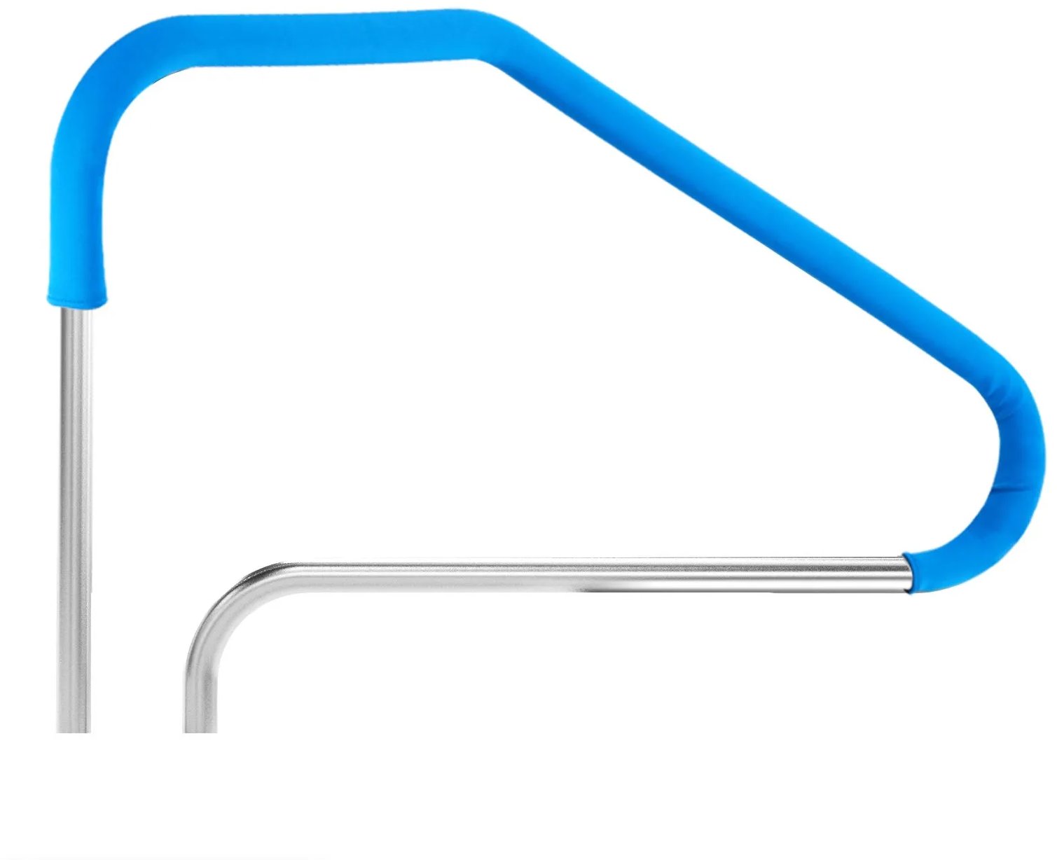 Poręcz basenowa ze stali nierdzewnej 117x94cm antypoślizgowy uchwyt basen