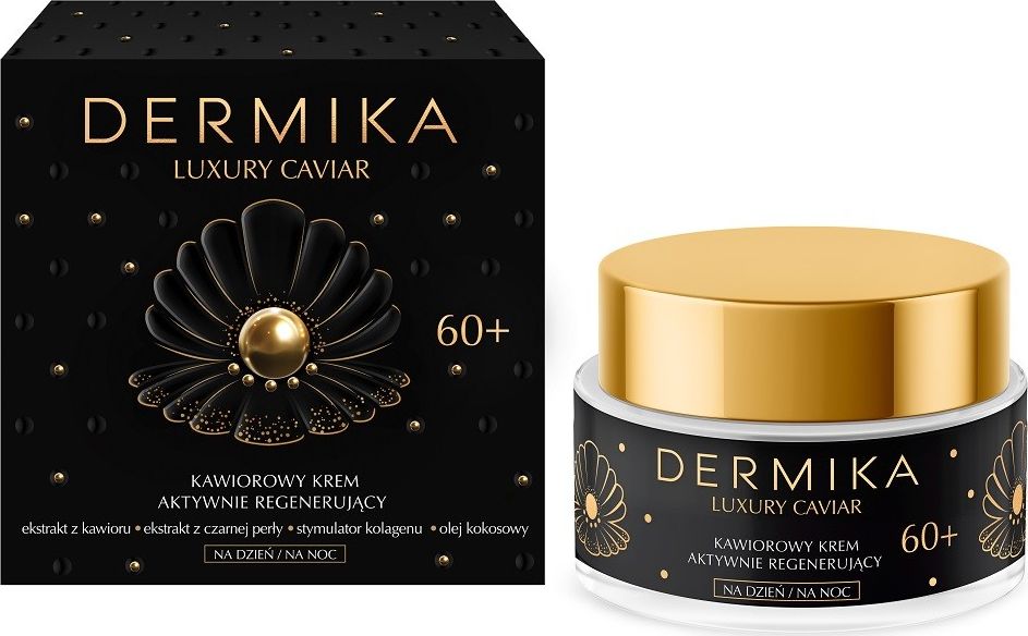 Dermika Luxury Caviar 60+ kawiorowy krem aktywnie regenerujący na dzień i noc 50ml