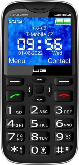 Telefon komórkowy Vega TELEFON WINNER GROUP WG20C 4G CZARNY>
