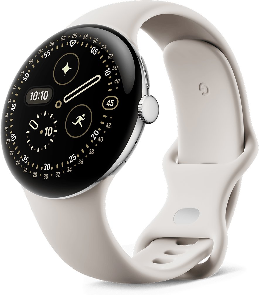 Smartwatch Google Pixel Watch 4 45MM LTE Silver/Porcelain